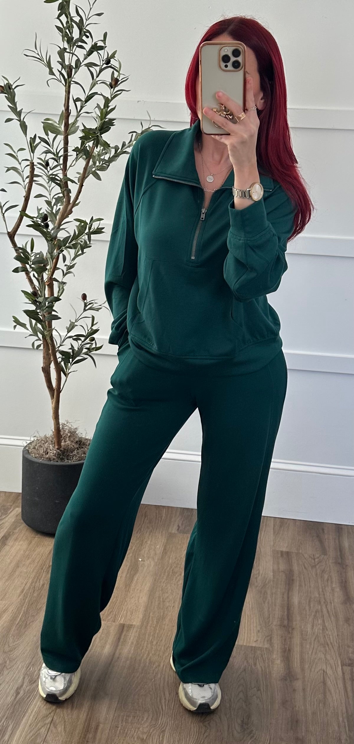 Forest Green Sweat Set