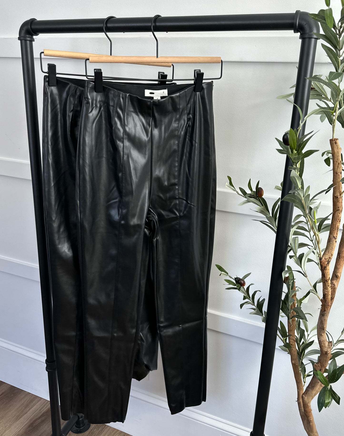 Faux Leather Pants