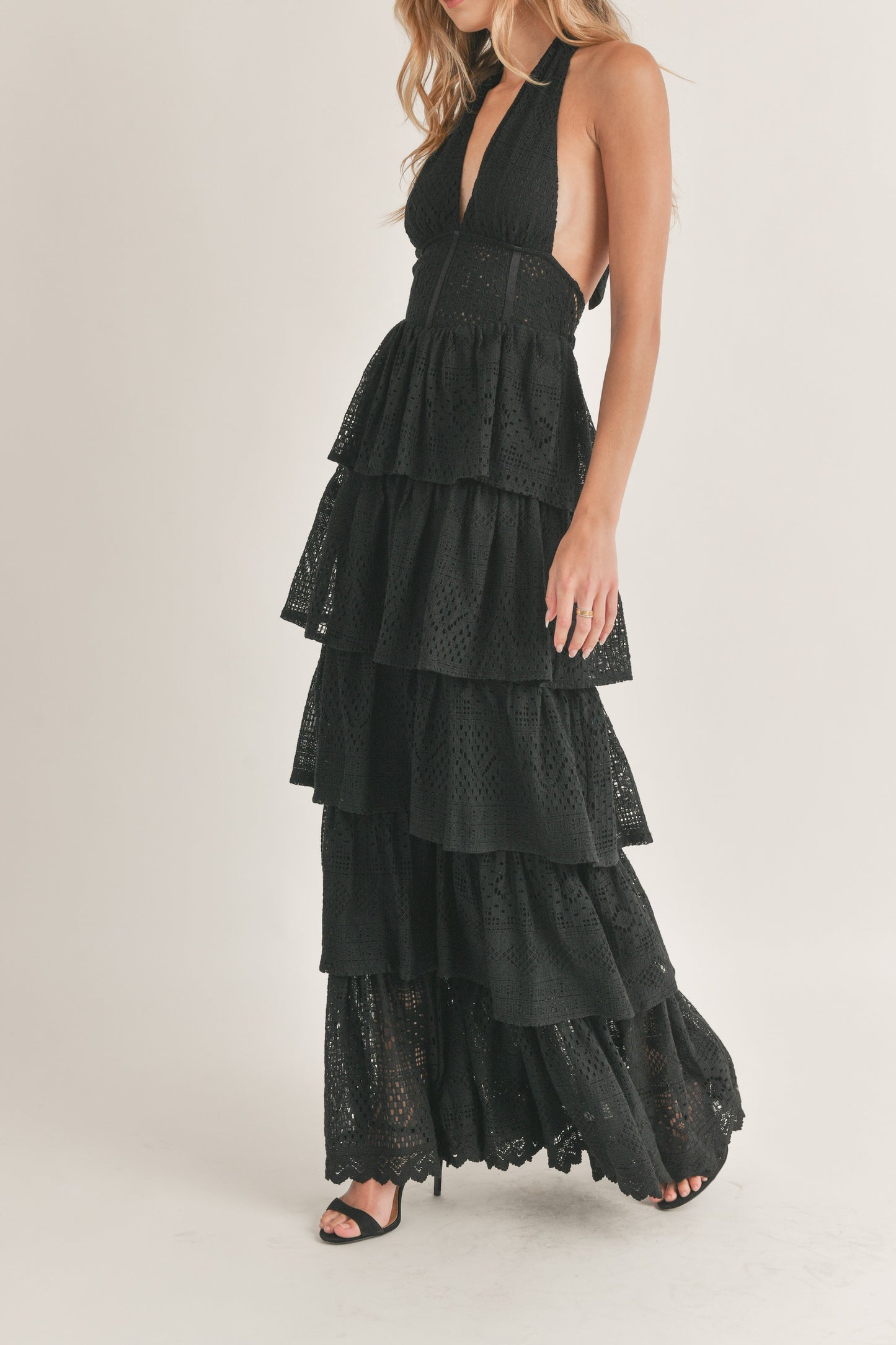 The Five Tier Layered Maxi Dress