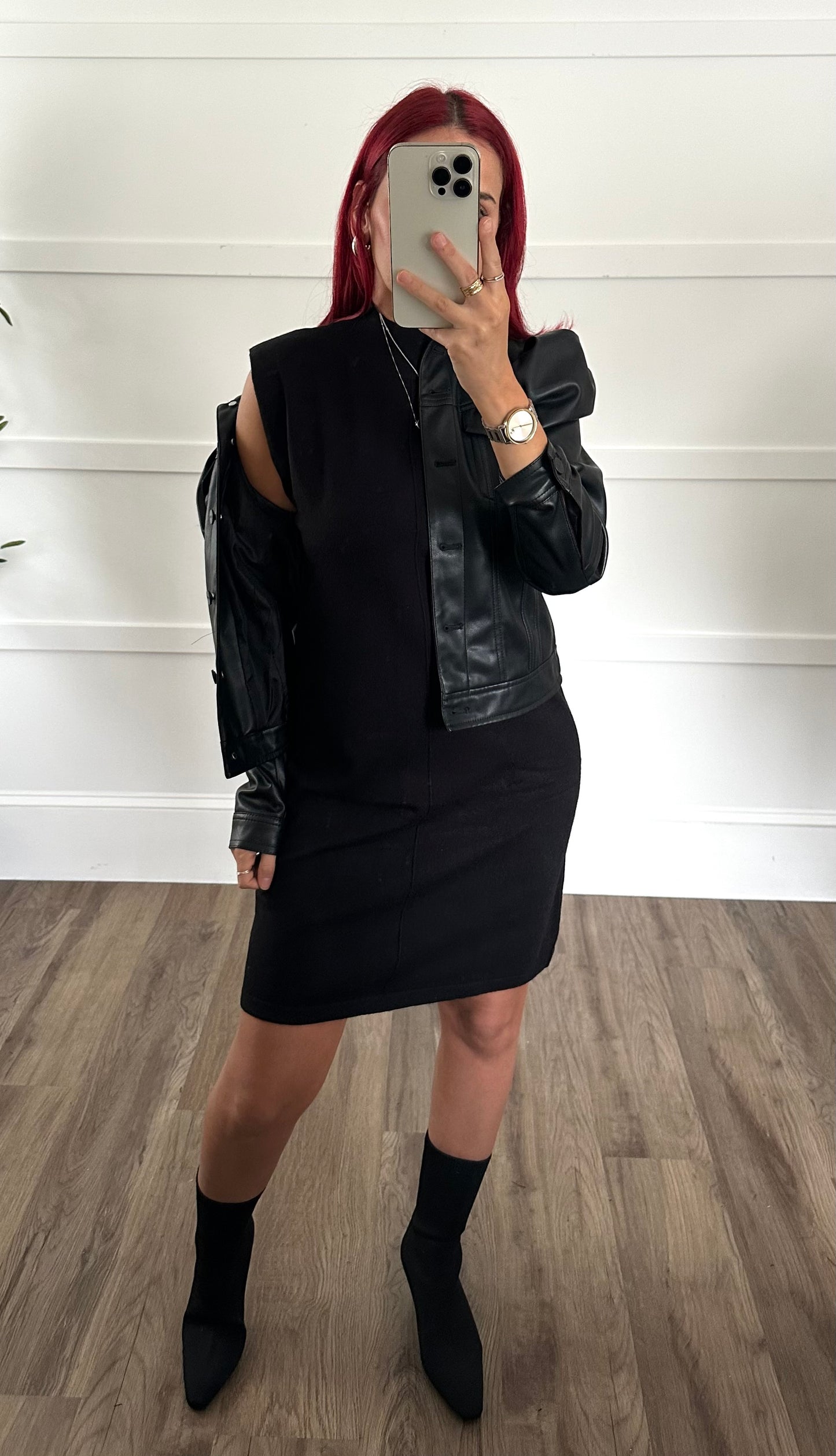 Knit Little Black Dress