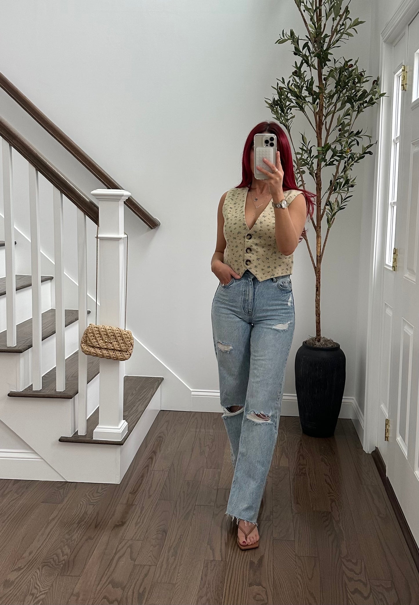 Floral Vest