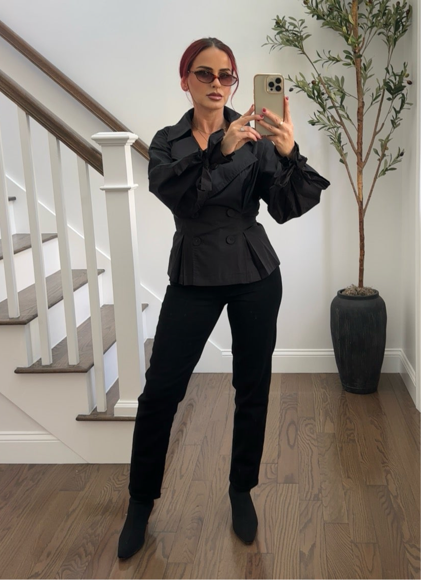 Skinny Lycra Black Jeans
