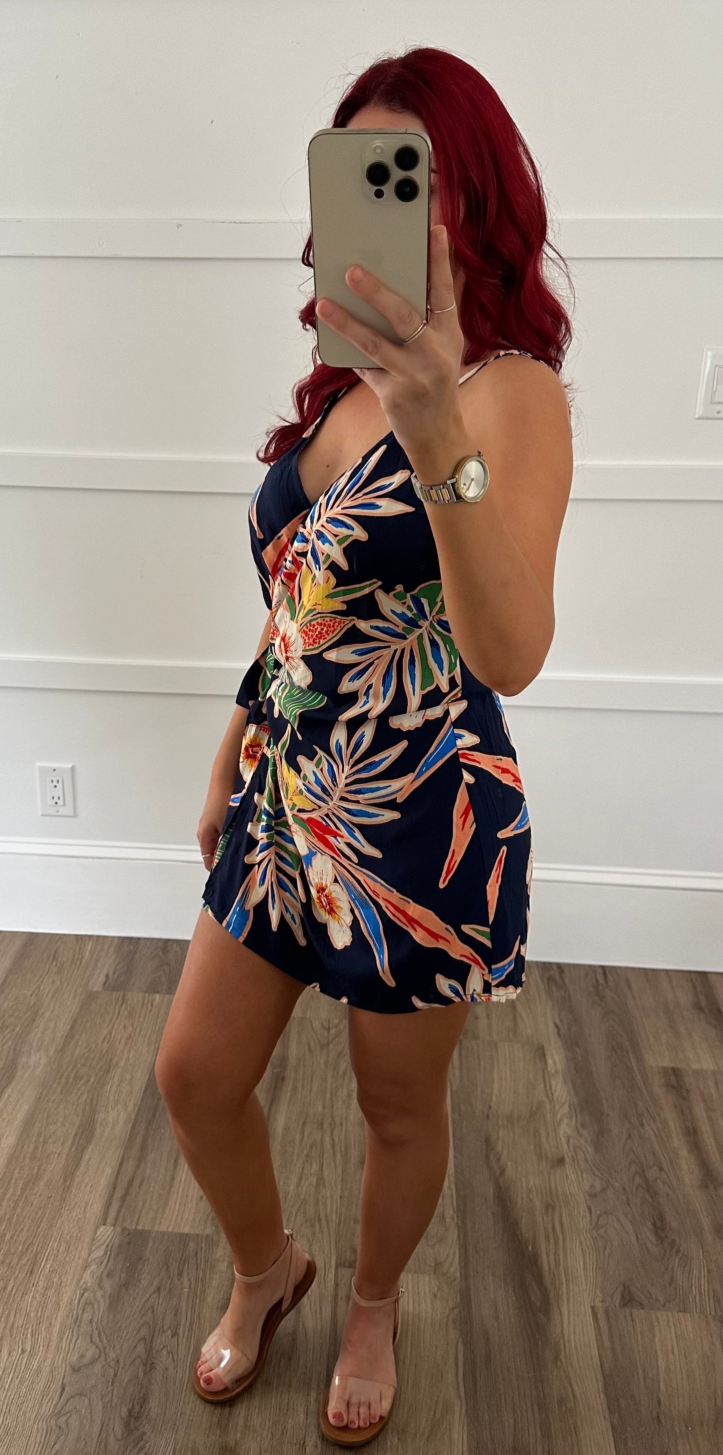 Botanical Skort Romper