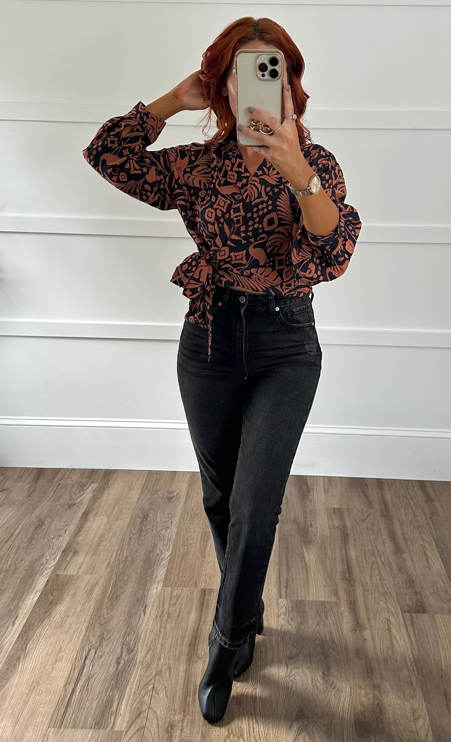 Stacie Wrap Top