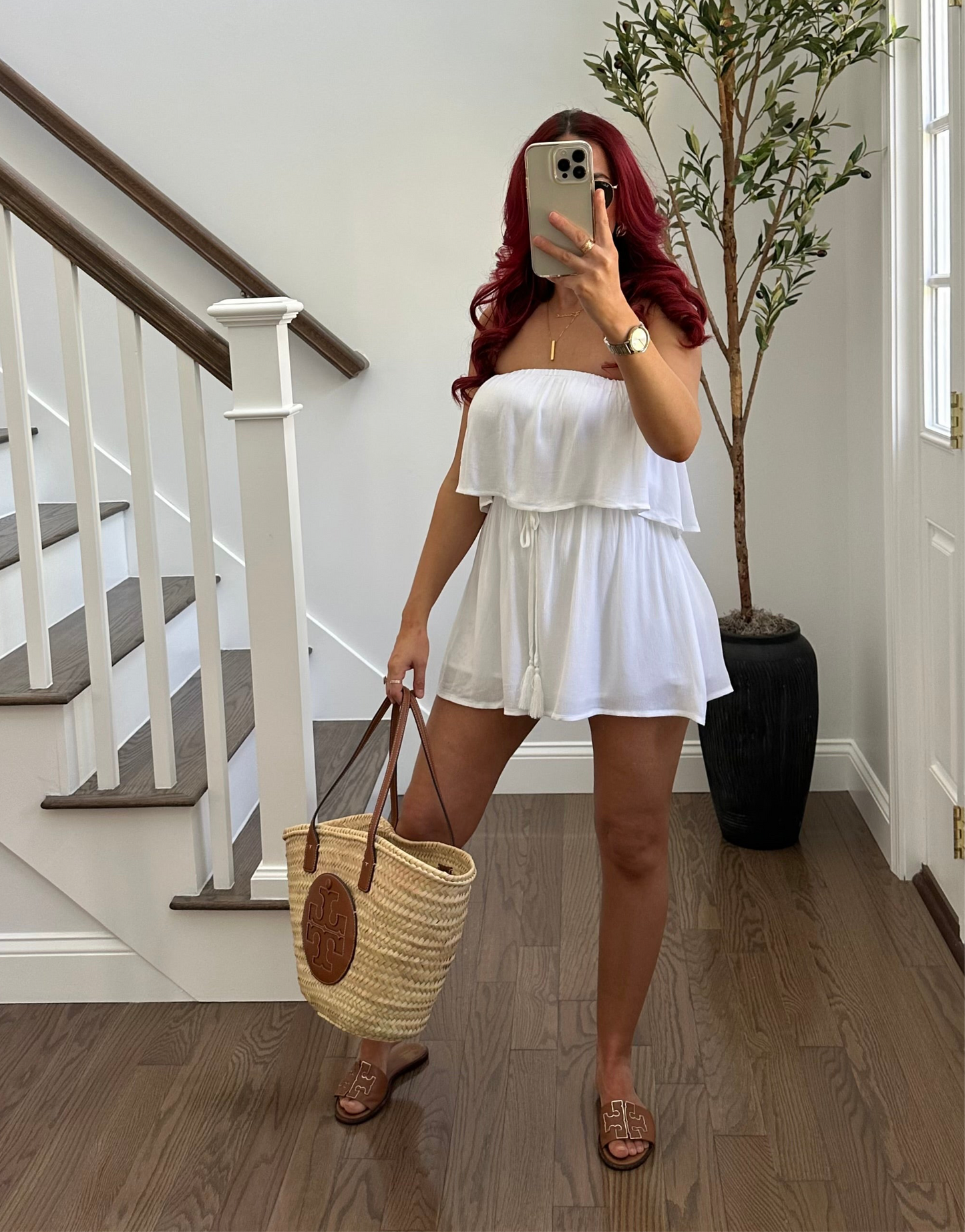 Flowy Strapless Romper
