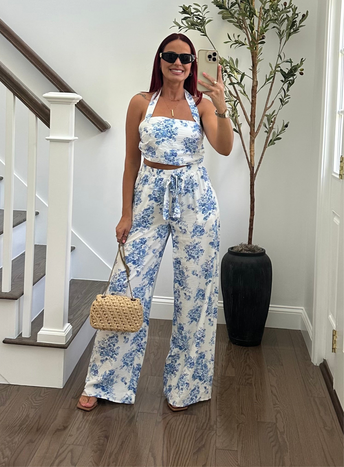 Floral Pant Set