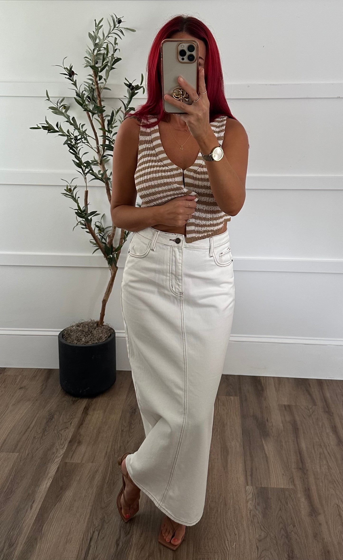 Oat Maxi Skirt
