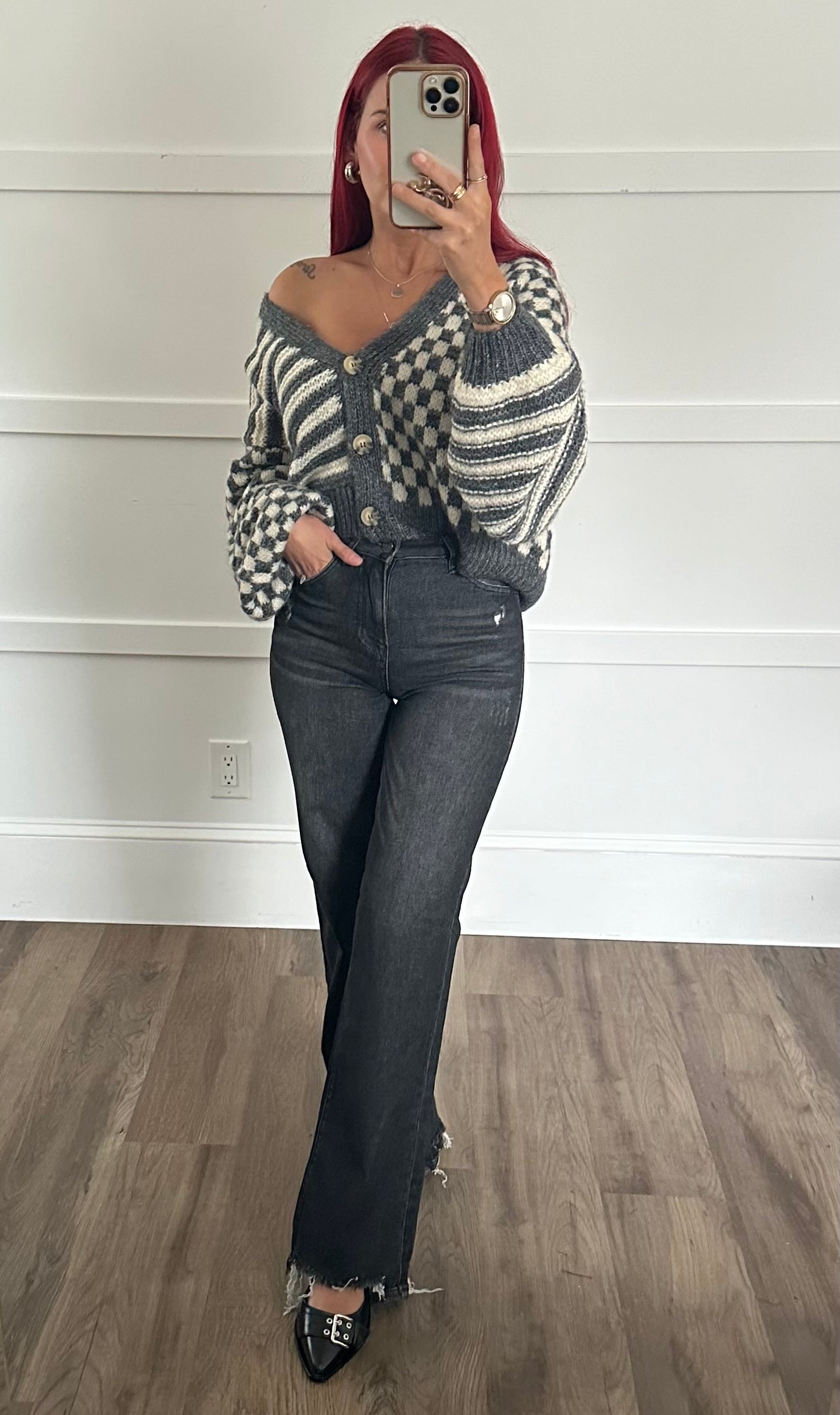 High Rise Straight Leg Jeans