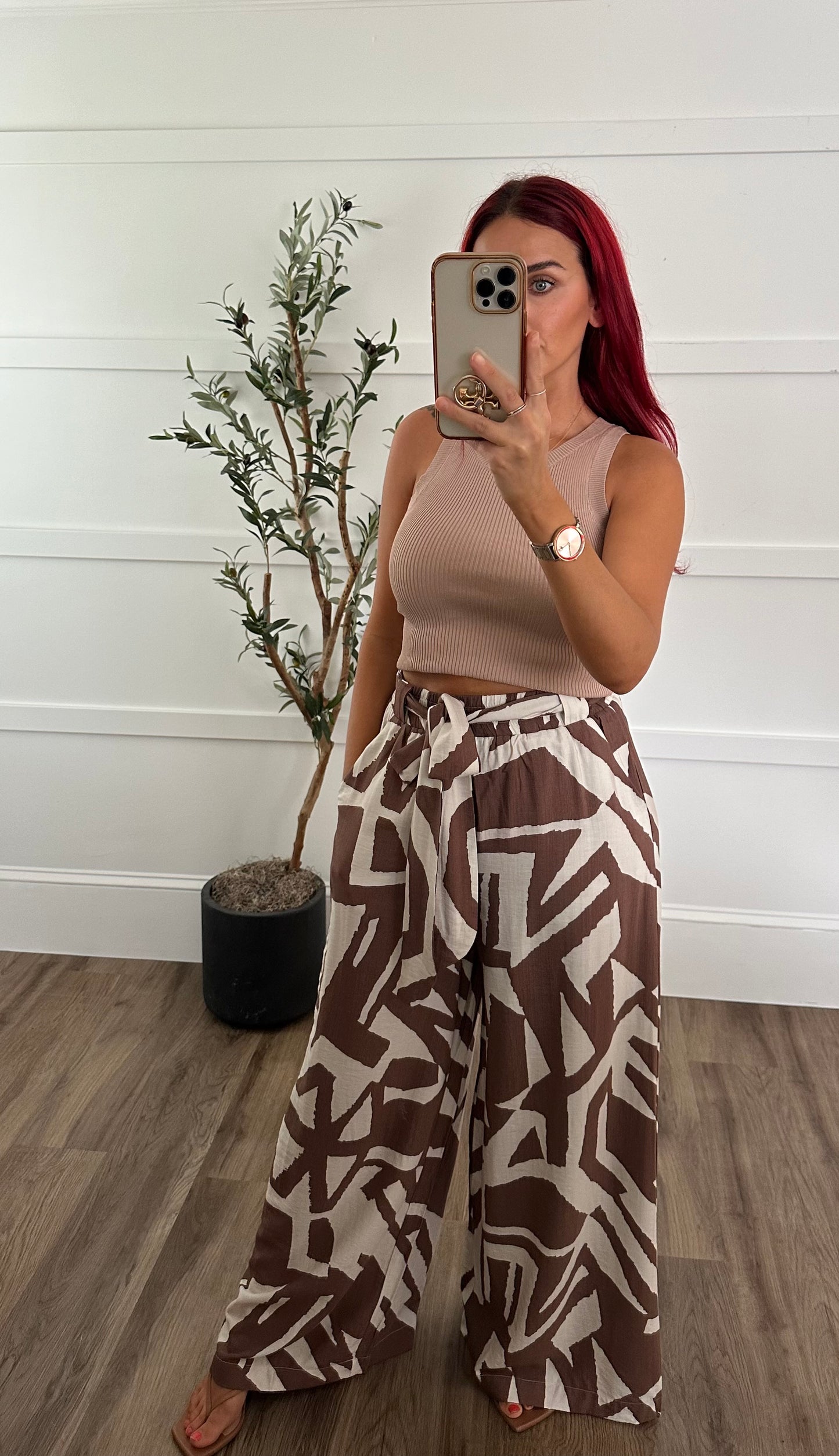 Abstract Palazzo Pants