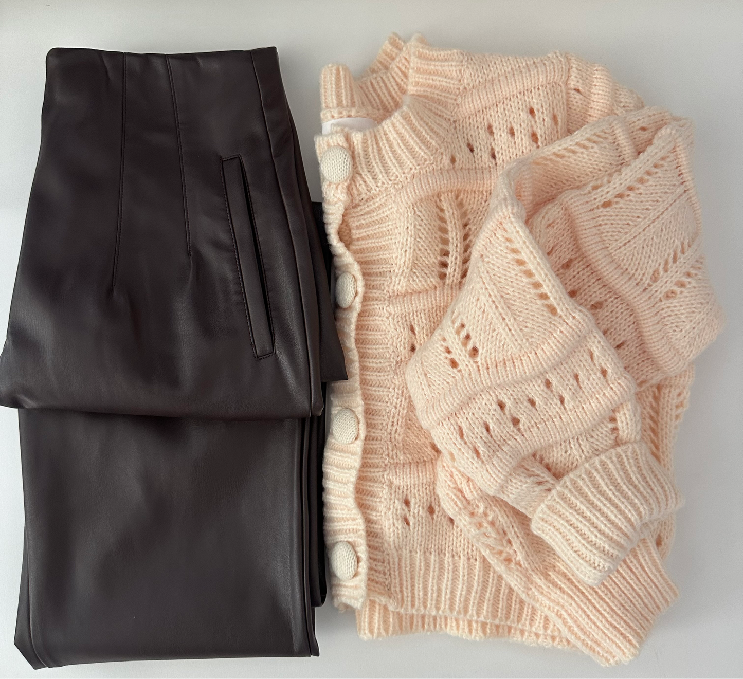 Cream Sweater Cardigan