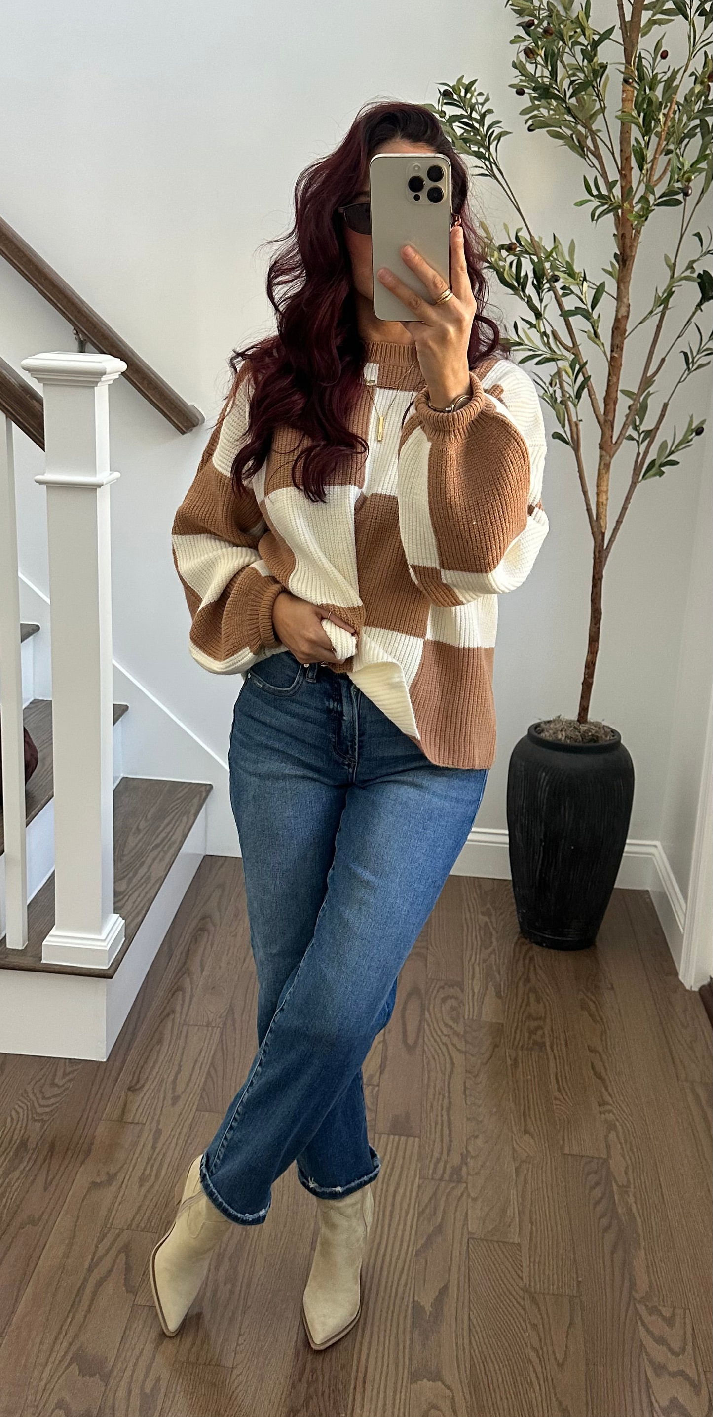 Checkered Sweater