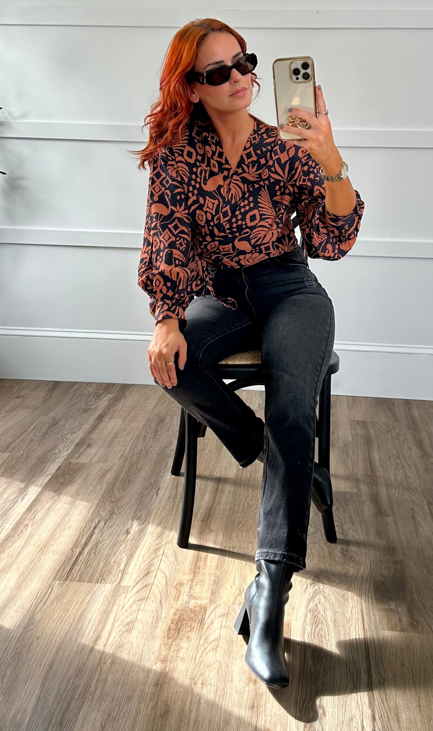 Stacie Wrap Top