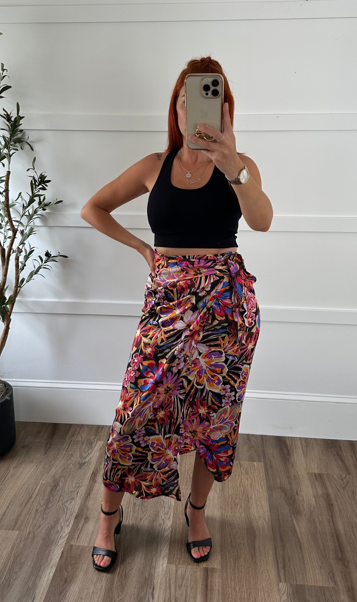 Violet Wrap Skirt