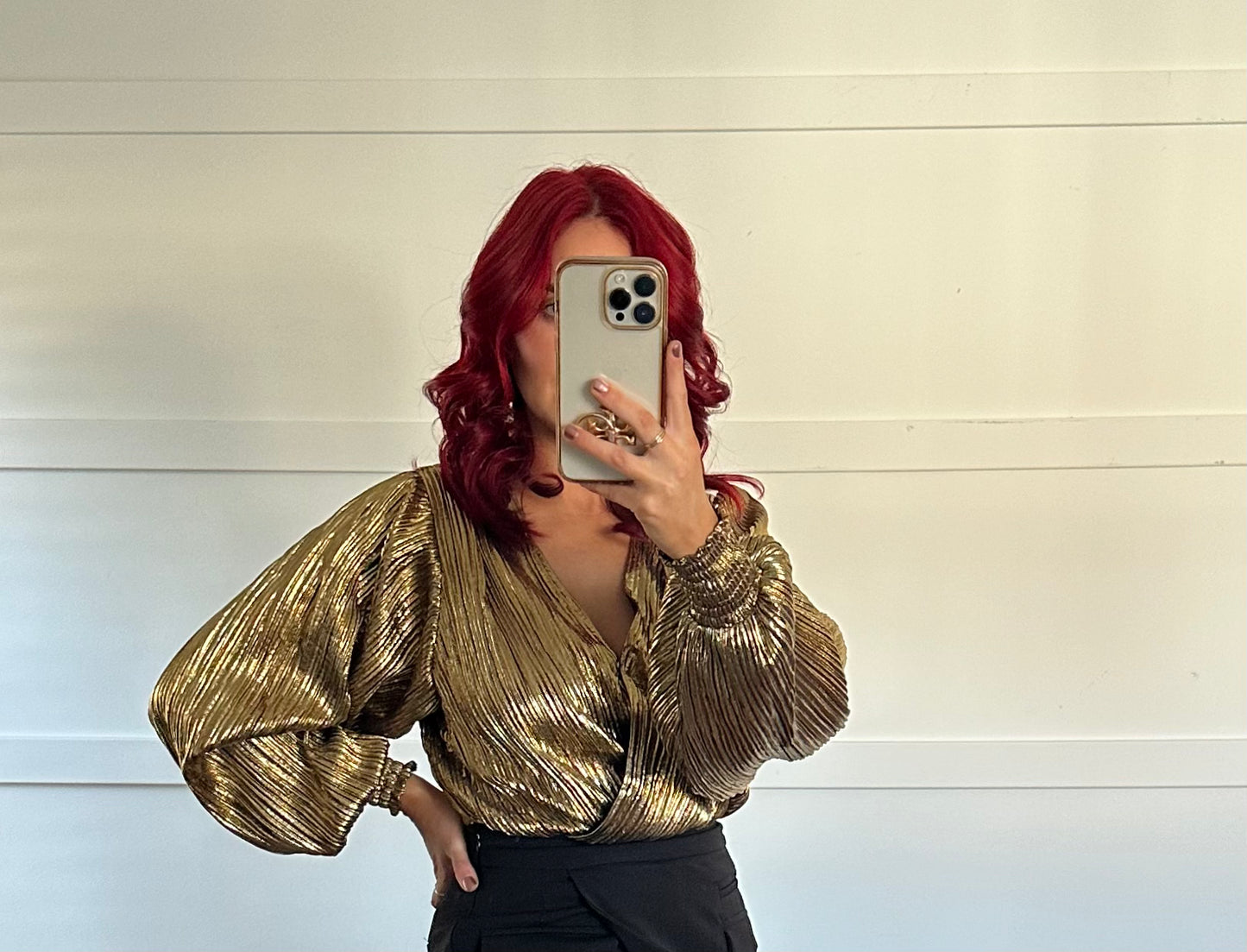 Gold Foil Bodysuit
