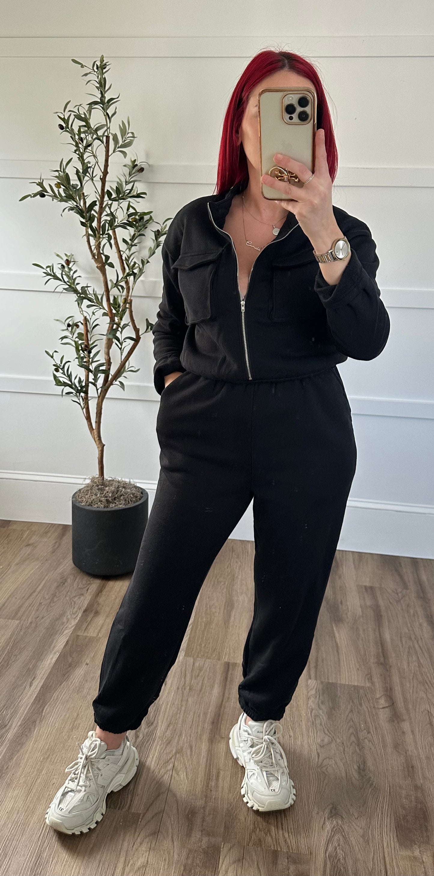 Evelyn French Terry Jumpsuit