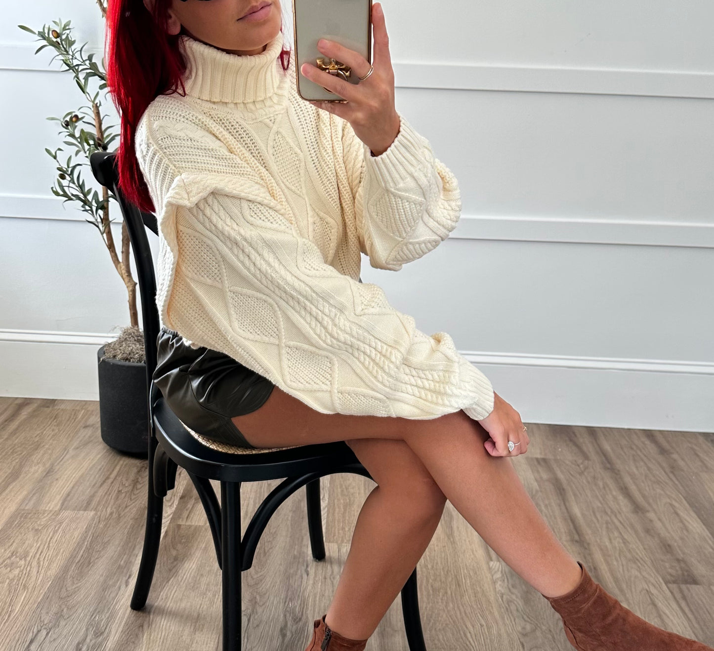 Cora Cream Knit Sweater