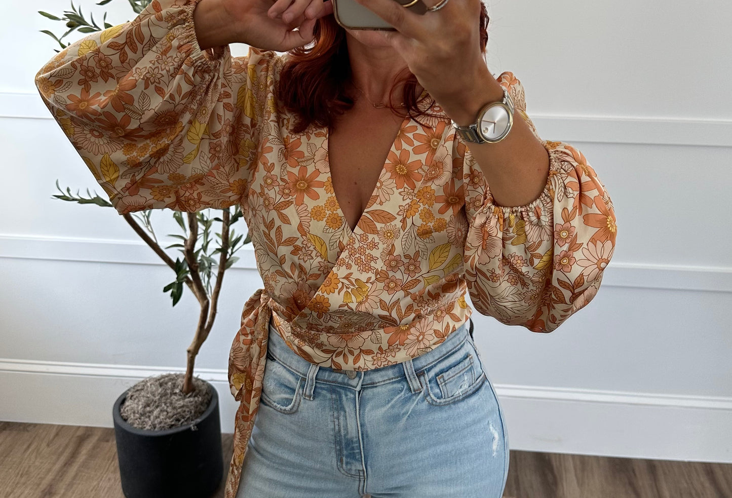 Daisy Wrap Top