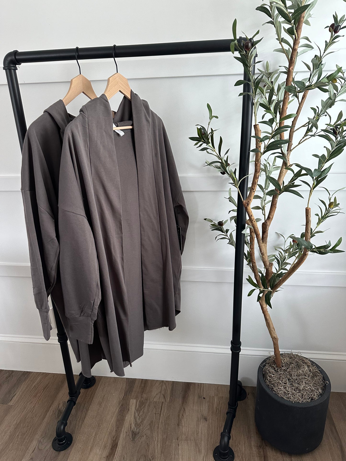 Jessel Gray Hooded Cardigan