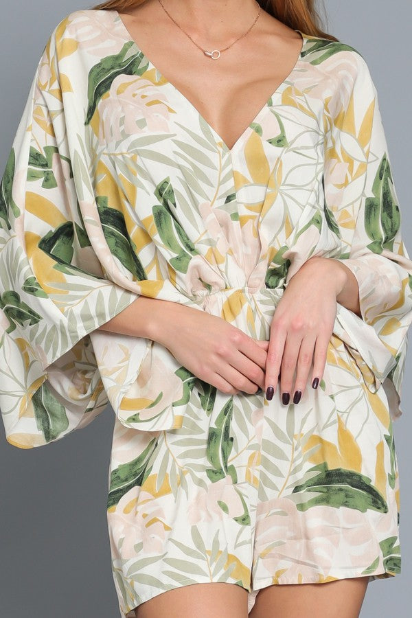 Cátia kimono Sleeve Romper