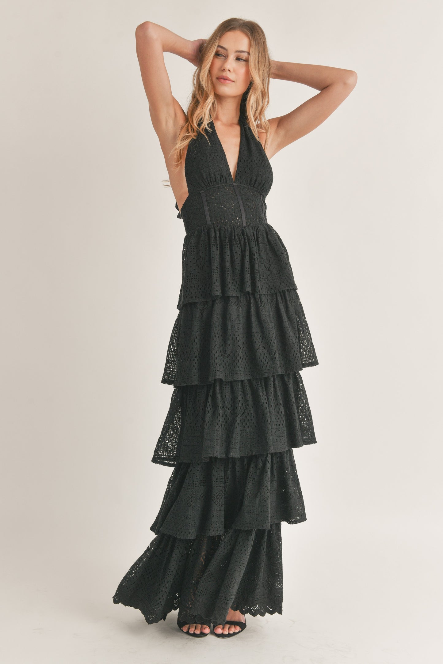 The Five Tier Layered Maxi Dress
