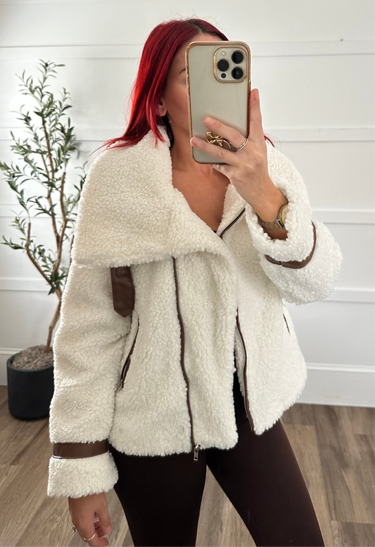 Cassandra Sherpa coat