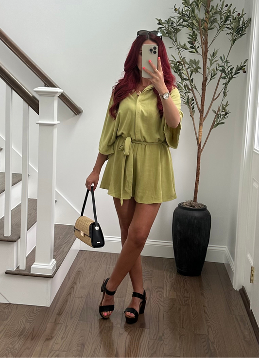 Oversized Kimono Romper