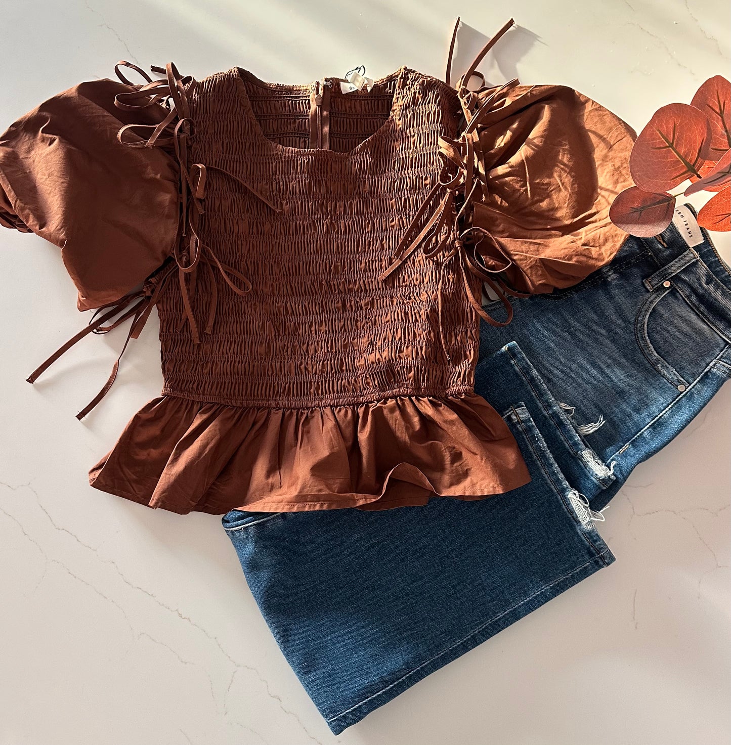 TWO IN ONE PEPLUM TOP