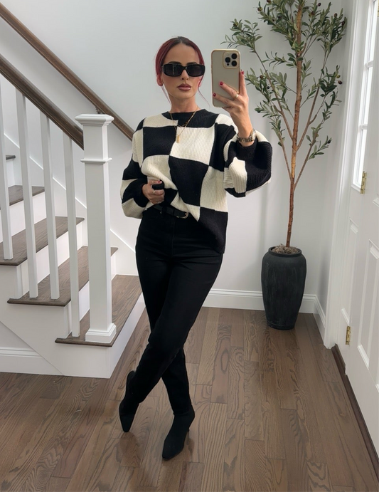 Checkered Sweater