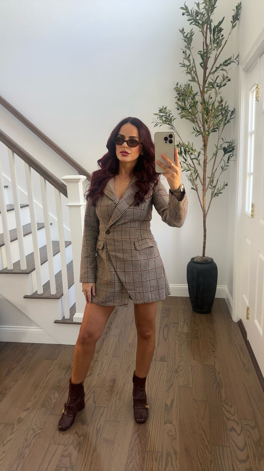 Blazer Skort Dress