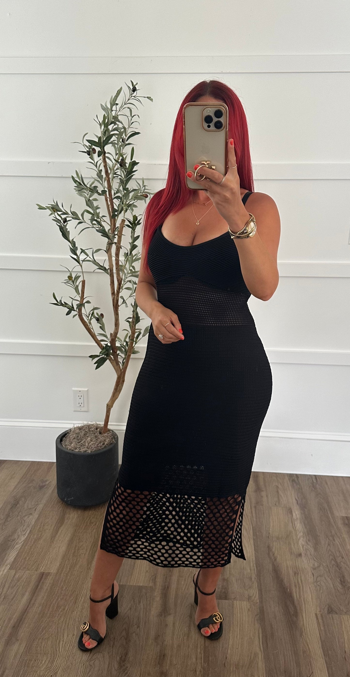 Knit Midi Dress