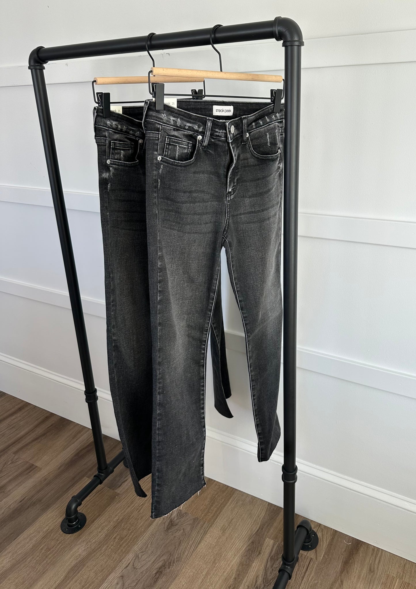 High Rise Ultra Stretch Straight Jeans