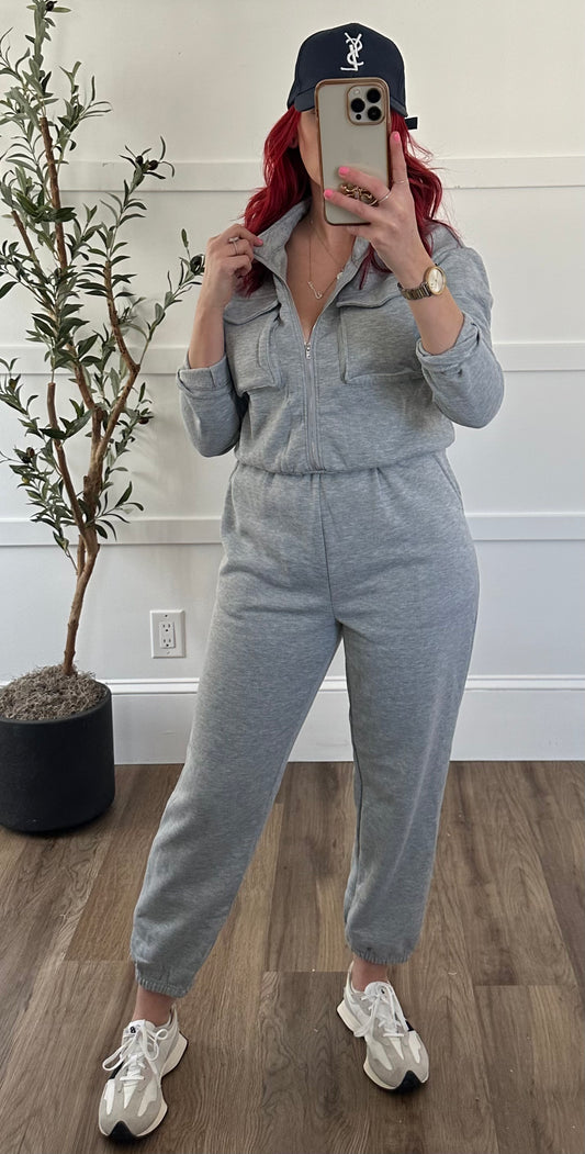 Evelyn French Terry Jumpsuit