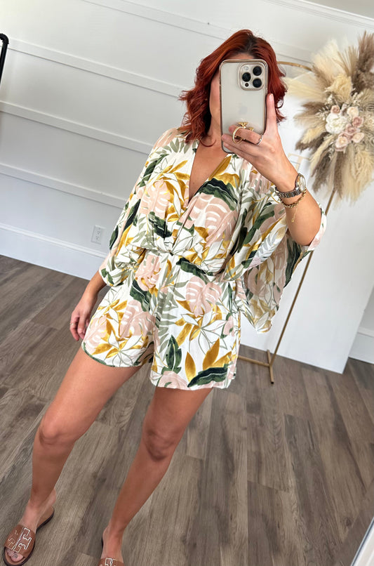 Cátia kimono Sleeve Romper