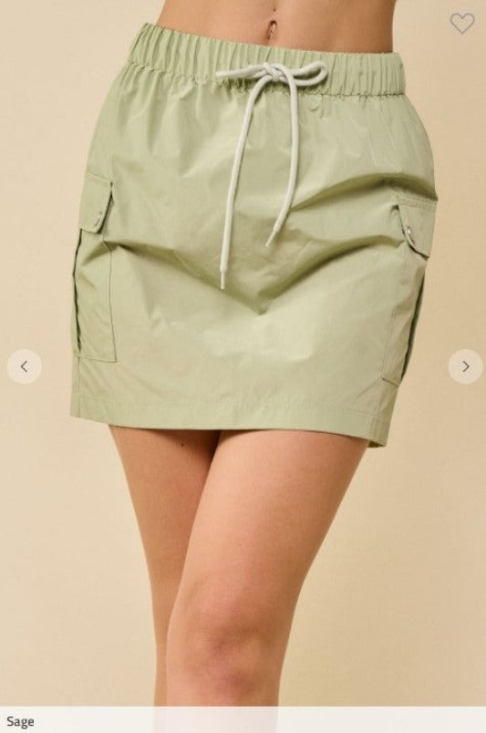 Windbreaker Jacket + Mini Skirt